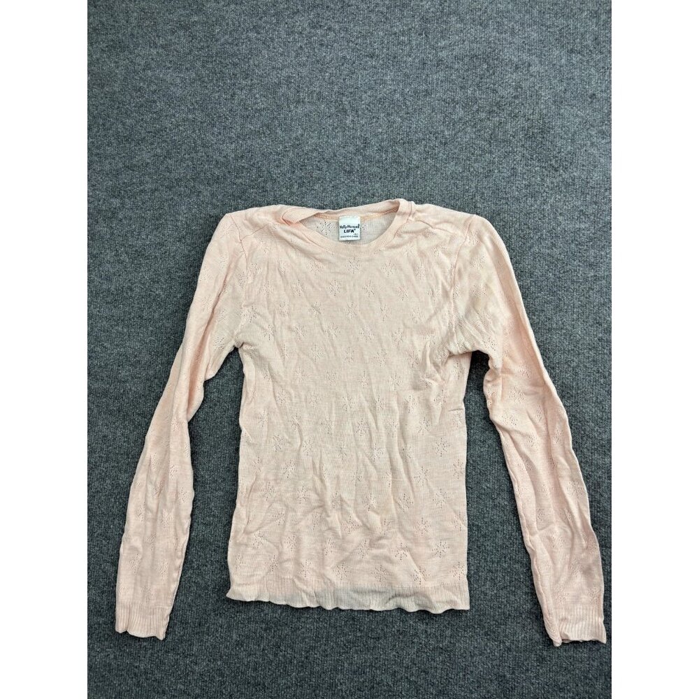 Helly Hansen Shirt Womens Large Pink Long Sleeve Crew Neck LIFA Base Layer Top